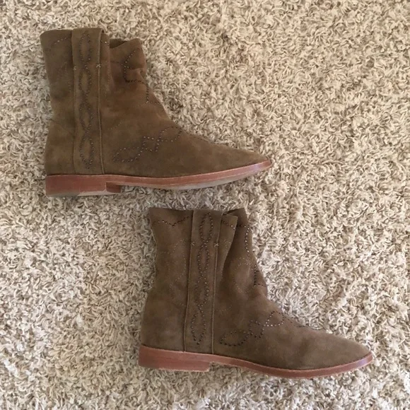 Joie suede stud boots - Picture 2 of 9